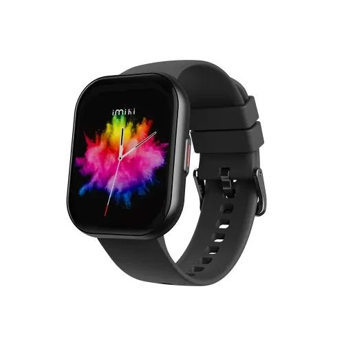 IMIKI SE1 Curved 2.01" Display Calling Smart Watch - Black