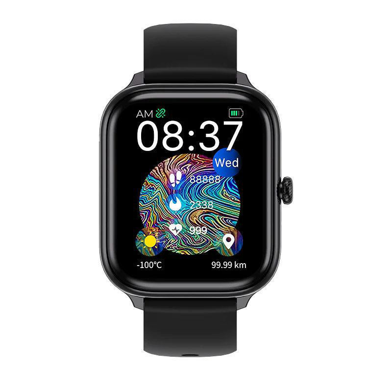 IMIKI ST1 Calling AMOLED Smart Watch - Black